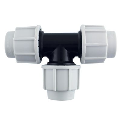 Raccord plastique Té égal pour tube PE diamètre 25 mm FITT