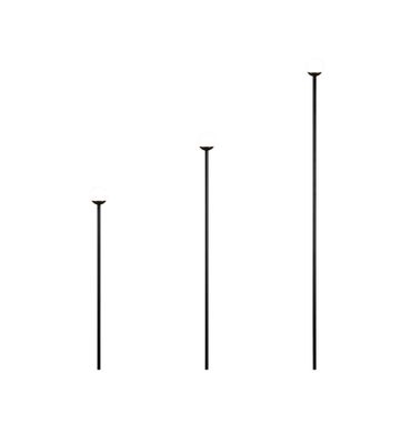 Bornes extérieur à piquer sur secteur 3 hauteurs LED blanc chaud  IP44 par 3 - Scoop REALITY