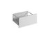 Façade tiroir pour meuble de cuisine Lotus blanc mat 27,6 x 60 cm OFITRES