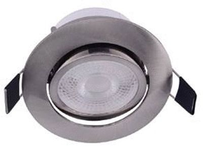 Spots LED encastrables orientables module remplaçable lumière blanc chaud Acier par 3 - Ruby ARLUX