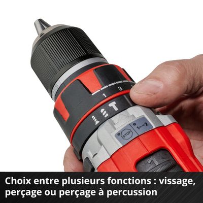 Perceuse à percussion sans fil 18 V POWER X CHANGE TP-CD 18/50 Li-i (Brushless) - EINHELL