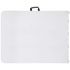 TABLE BLANCHE PLIANTE 180X74X74 CM, PLATEAU MATIERE RECYCLEE