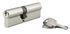 Cylindre de serrure double entrée 40 x 50 mm STD nickelé 3 clés THIRARD