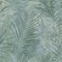 Papier peint pré-encollé effet palme elle bleu/vert 53 cm x 10 m AS CREATION