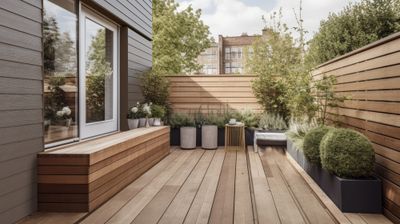 Lame bardage composite Hardie VL Plank marron noisette - 11 x 214 x 3600 mm - JAMES HARDIE