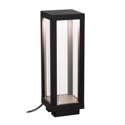 Lanterne lumineuse extérieur LED Link+Light noir IP44 70 lumens blanc chaud - PAULMANN