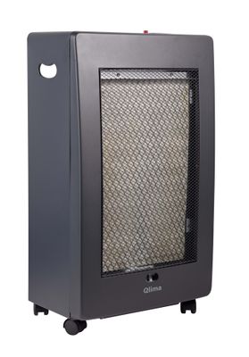 Poêle à gaz à catalyse 2,5 kW GH825C G1/2 sans détendeur noir - QLIMA
