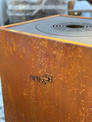 Brasero Q1 corten plancha acier carbone ARTISS