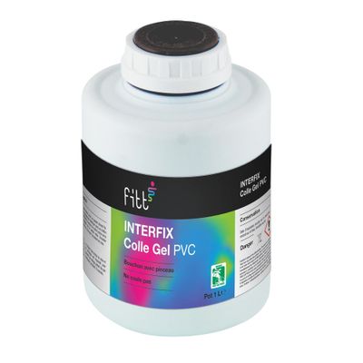 Colle gel PVC Interfix en pot 1L - FITT