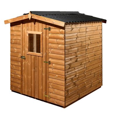 Abri de jardin en bois traité avec plancher 2,25 m², Livraison à domicile incluse - HABRITA