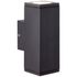 Applique extérieur 2 lumières GU10 Hally anthracite IP44 10W - BRILLIANT