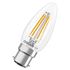 Ampoule LED B22 flamme à filament 4 W = 470 lumens blanc chaud - OSRAM