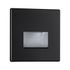 Spot LED encastrable mural carré noir - PAULMANN