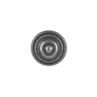Bouton de meuble Lyonnais vieil argent  diamètre 30 mm REI