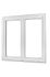 Fenêtre PVC blanc 2 vantaux H.135 x l.140 cm CLOSY