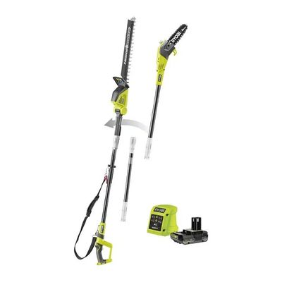 Élagueur 20 cm + Taille-haies sur perche 45 cm 18V ONE+ Combo 2-en-1 RPP1820PT1845-120 - RYOBI