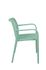 Fauteuil de jardin BARI polypropylène vert pastel - BOCARNEA