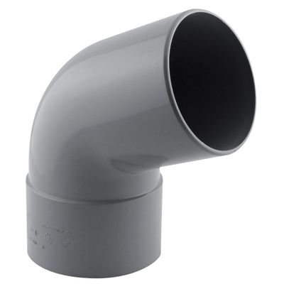 Coude PVC évacuation 67° mâle/femelle Ø100 - FITT