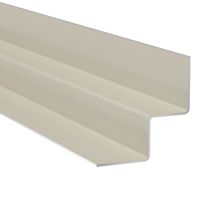 Profilé d'angle rentrant alu bardage Hardie Plank pierre - longueur 3000 mm - JAMES HARDIE