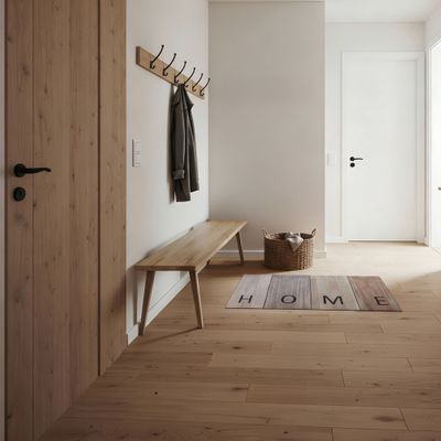 Tapis Boston home bois 40 x 60 cm - ID HOME