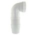 Pipe WC souple extensible coudée 190-390mm - FITT