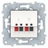 Prise haut-parleurs blanc - Unica SCHNEIDER ELECTRIC