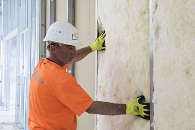 Rouleau laine de verre phonic - épaisseur 45mm  L.13 x l.0.60 m ISOVER