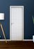 Bloc-porte fin de chantier postformé H.204 x l.83 cm décor mélanimé IVOIRE poussant droit - SMIS