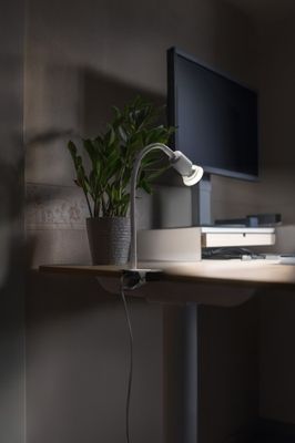 Spot à pince GU10 flexible en métal 5W Blanc - OSRAM