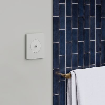 Plaque de finition 1 poste Odace 2025 Architecte effet béton - SCHNEIDER ELECTRIC