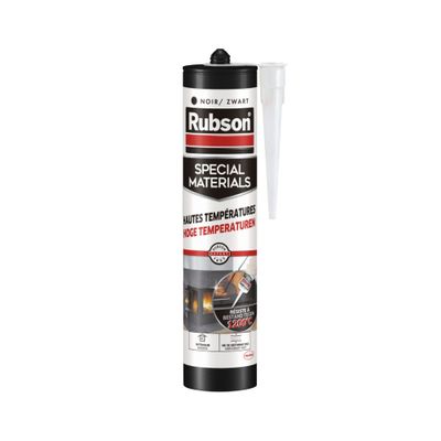 Mastic Spécial Matériaux Haute Température Noir 280 ml RUBSON