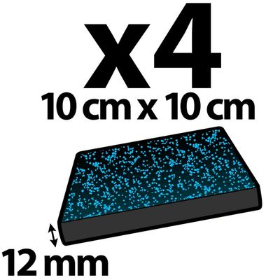 Patins anti vibrations par 4 Mottez