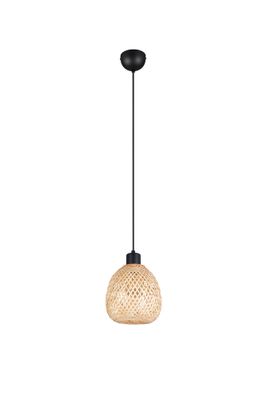 Suspension E27 Amelie bambou naturel 10W - CASALUM