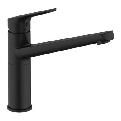 Robinet de cuisine bas noir Rapidfix Sokar - EDOUARD ROUSSEAU