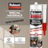 Mastic Special Materials haute température noir 280 ml RUBSON
