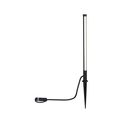 Borne extérieur à piquer LED 36cm Plug & Shine noir IP65 180 lumens blanc chaud - PAULMANN