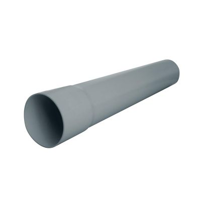 Tube de descente Ø80 gris longueur 4m - FITT