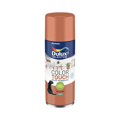 Bombe de peinture Color Touch terre cuite satin 400 mL - DULUX VALENTINE