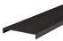 Nez de cloison large aluminium noir  - 10 x 78 x 2600 mm - SPTD