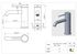 Robinet de salle de bain Noir Lollipop - ESSEBAGNO