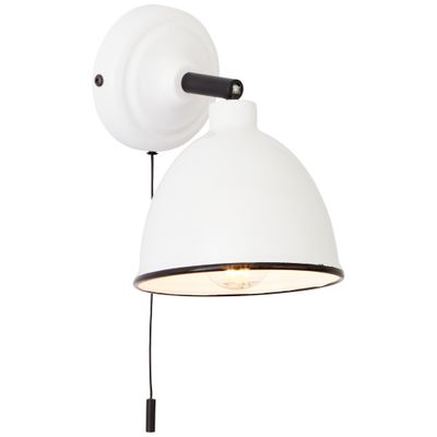 Spot mural en saillie orientable E14 28W métal blanc - Telio BRILLIANT