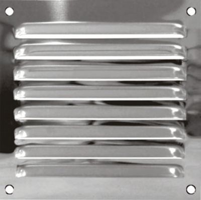 Grille à persiennes inox 100 x 100 mm AUTOGYRE