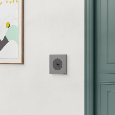 Plaque de finition 1 poste Odace 2025 gris basalte - SCHNEIDER ELECTRIC