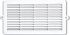 Grille menuiserie 210 x 107 mm AUTOGYRE