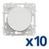 Interrupteurs va-et-vient Odace blanc par 10 - SCHNEIDER ELECTRIC