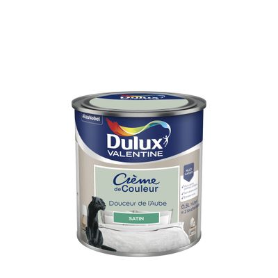 Peinture Crème de Couleur Douceur de l'Aube satin 0,5 L - DULUX VALENTINE