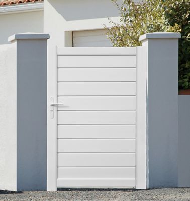Portillon PVC FIDJI l.1,00 x H.1,55 m blanc - MOREY