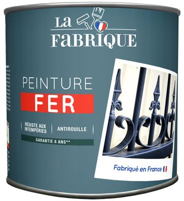 Peinture spéciale fer noir mat 0,5 L - LA FABRIQUE