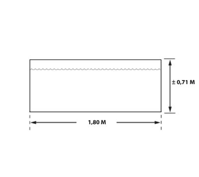 Habillage en bois hexagonal pour spas et piscines gonflables 184 x 184 x 71 cm 3,40 m², Livraison à domicile incluse - HABRITA