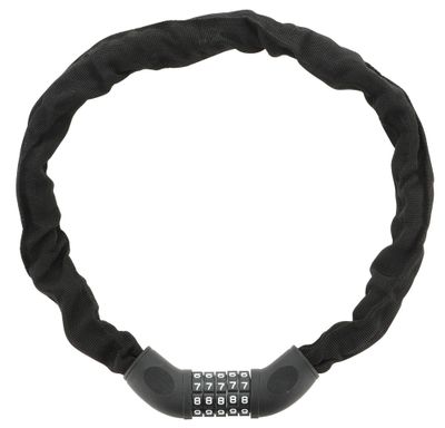 Chaine antivol acier à code 90 cm diamètre 6 mm RONDY